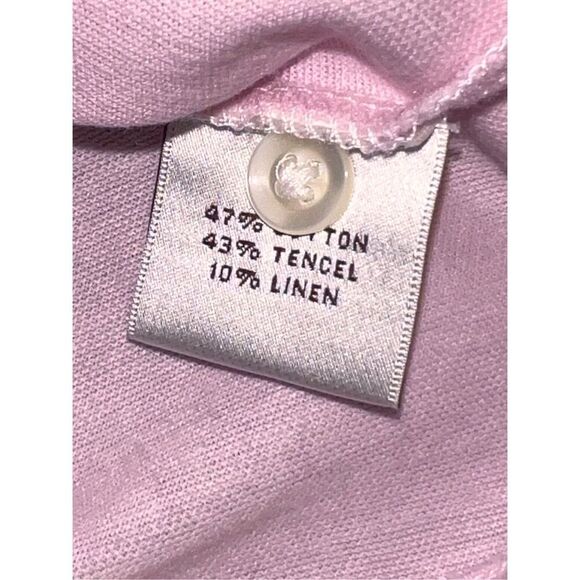 Peter Millar Pink Crown Cool Short Sleeve Golf Polo Size Large #51 - Picture 5 of 6